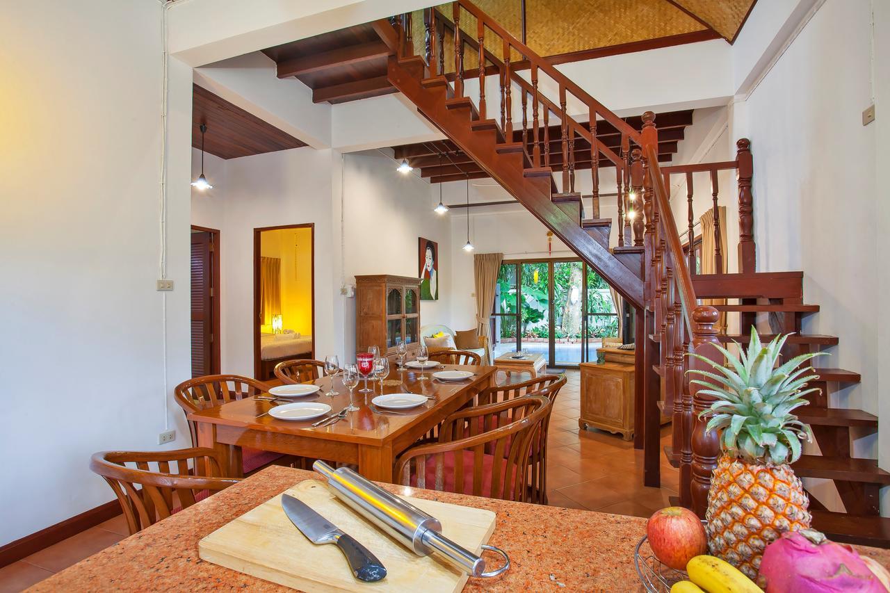 Traditional Thai Villa Nikkie In Tropical Nature, 4Br & Pool, Near Rawai Beach Nai Harn Eksteriør bilde