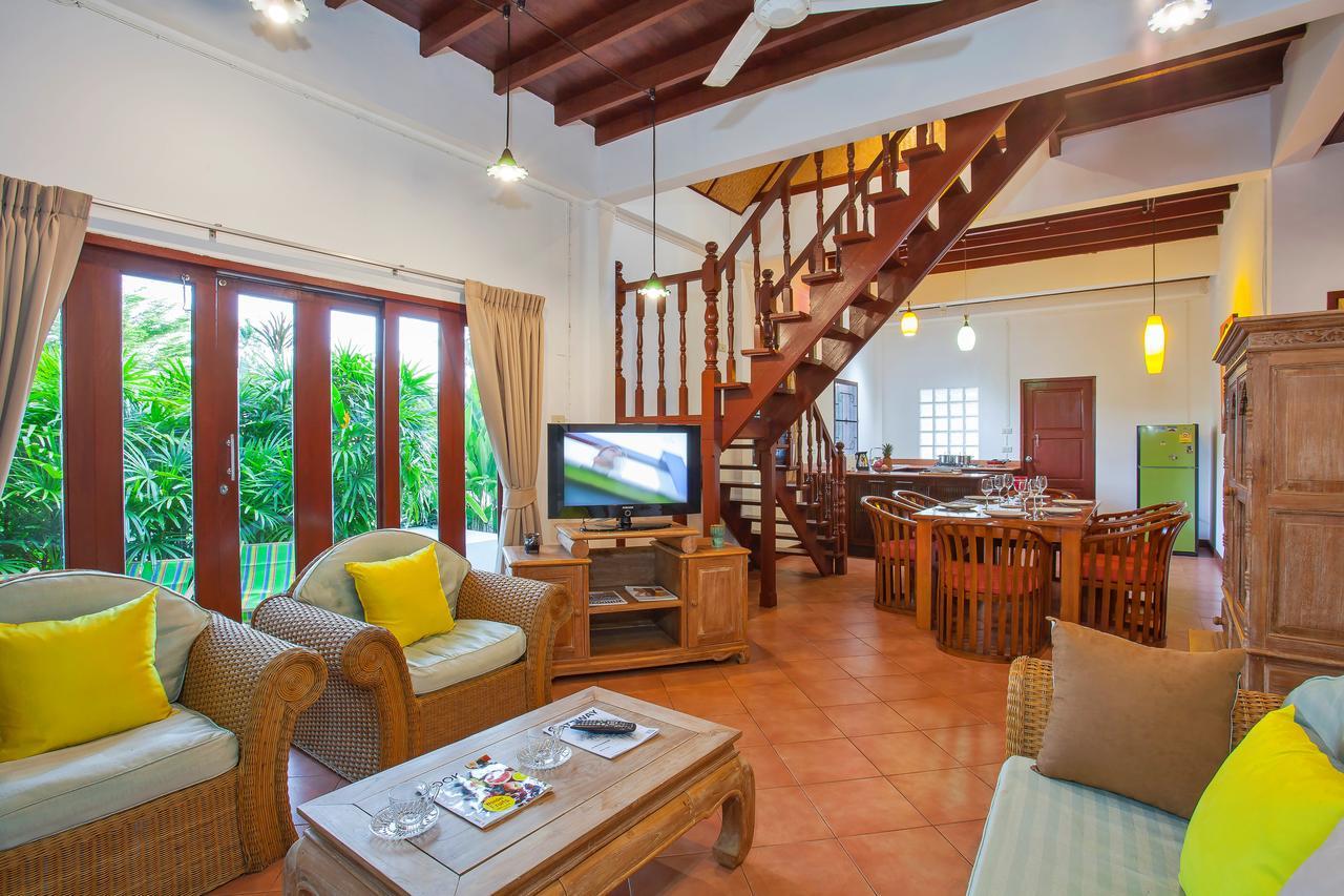 Traditional Thai Villa Nikkie In Tropical Nature, 4Br & Pool, Near Rawai Beach Nai Harn Eksteriør bilde