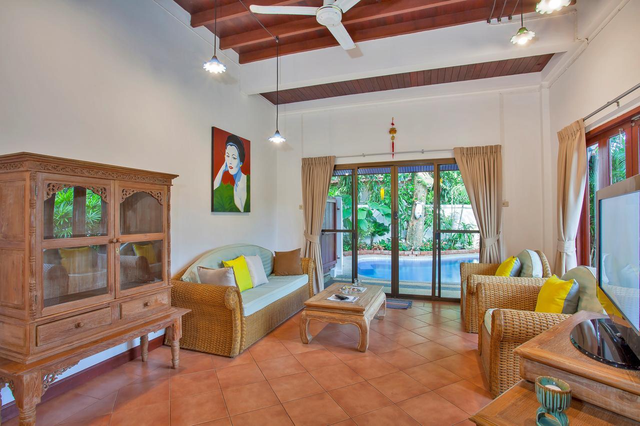 Traditional Thai Villa Nikkie In Tropical Nature, 4Br & Pool, Near Rawai Beach Nai Harn Eksteriør bilde