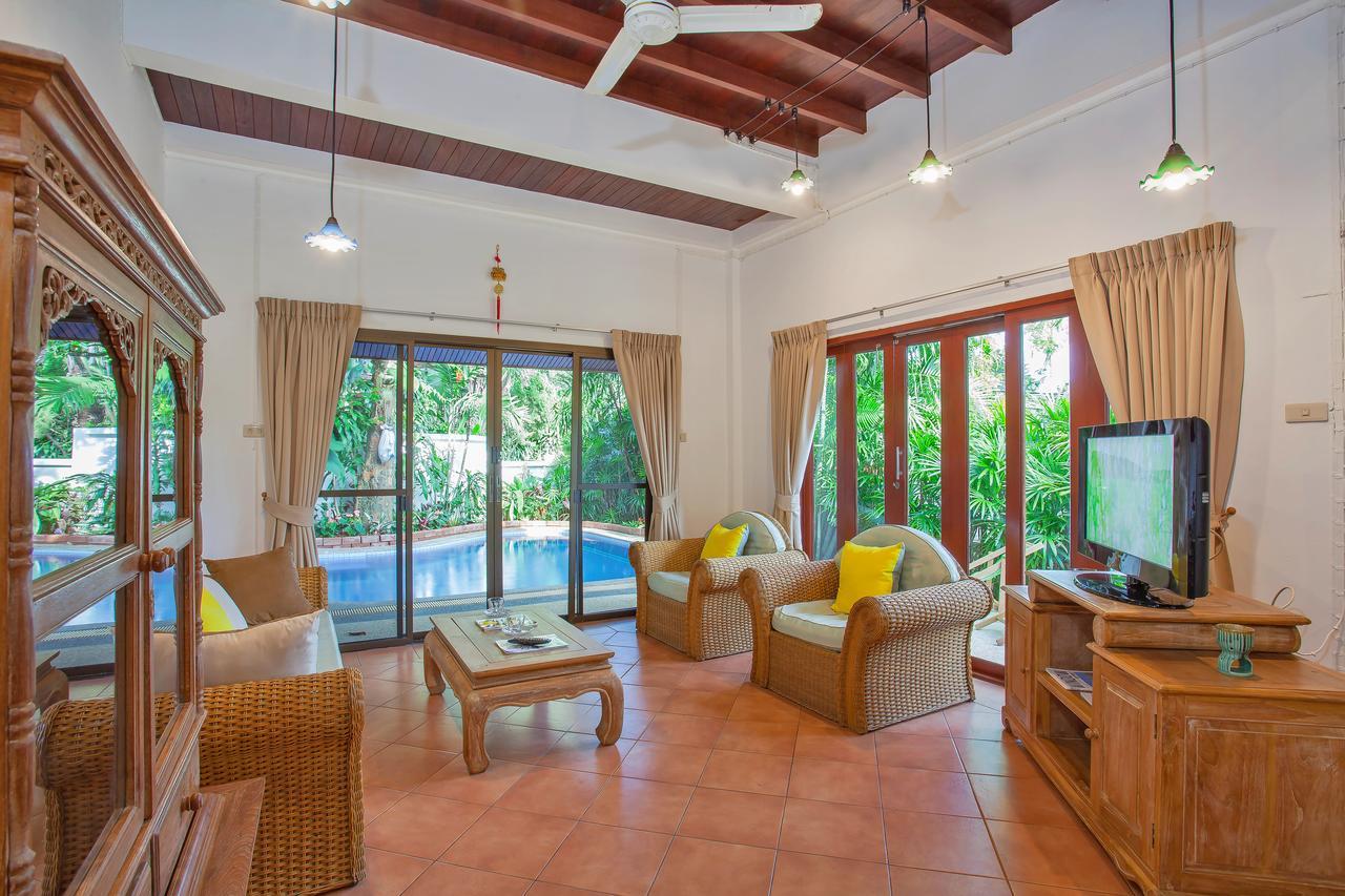 Traditional Thai Villa Nikkie In Tropical Nature, 4Br & Pool, Near Rawai Beach Nai Harn Eksteriør bilde